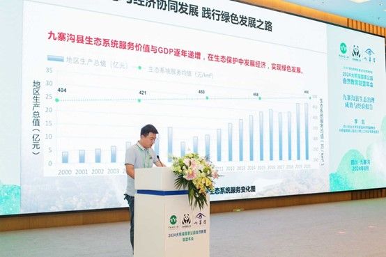 风景园林学院老师在2024年大熊猫国家公园自然教育联盟年会进行主题报告